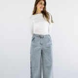 Wide Legs Jeans Pants ICE - AB ESSENTIALS