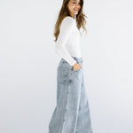 Wide Legs Jeans Pants ICE - AB ESSENTIALS