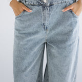 Wide Legs Jeans Pants ICE - AB ESSENTIALS