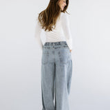 Wide Legs Jeans Pants ICE - AB ESSENTIALS