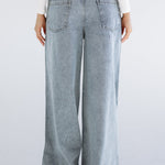 Wide Legs Jeans Pants ICE - AB ESSENTIALS