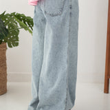 Wide Legs Jeans Pants ICE - AB ESSENTIALS