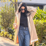 Windbreaker Coat Beige - AB ESSENTIALS