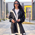 Windbreaker Coat Black - AB ESSENTIALS