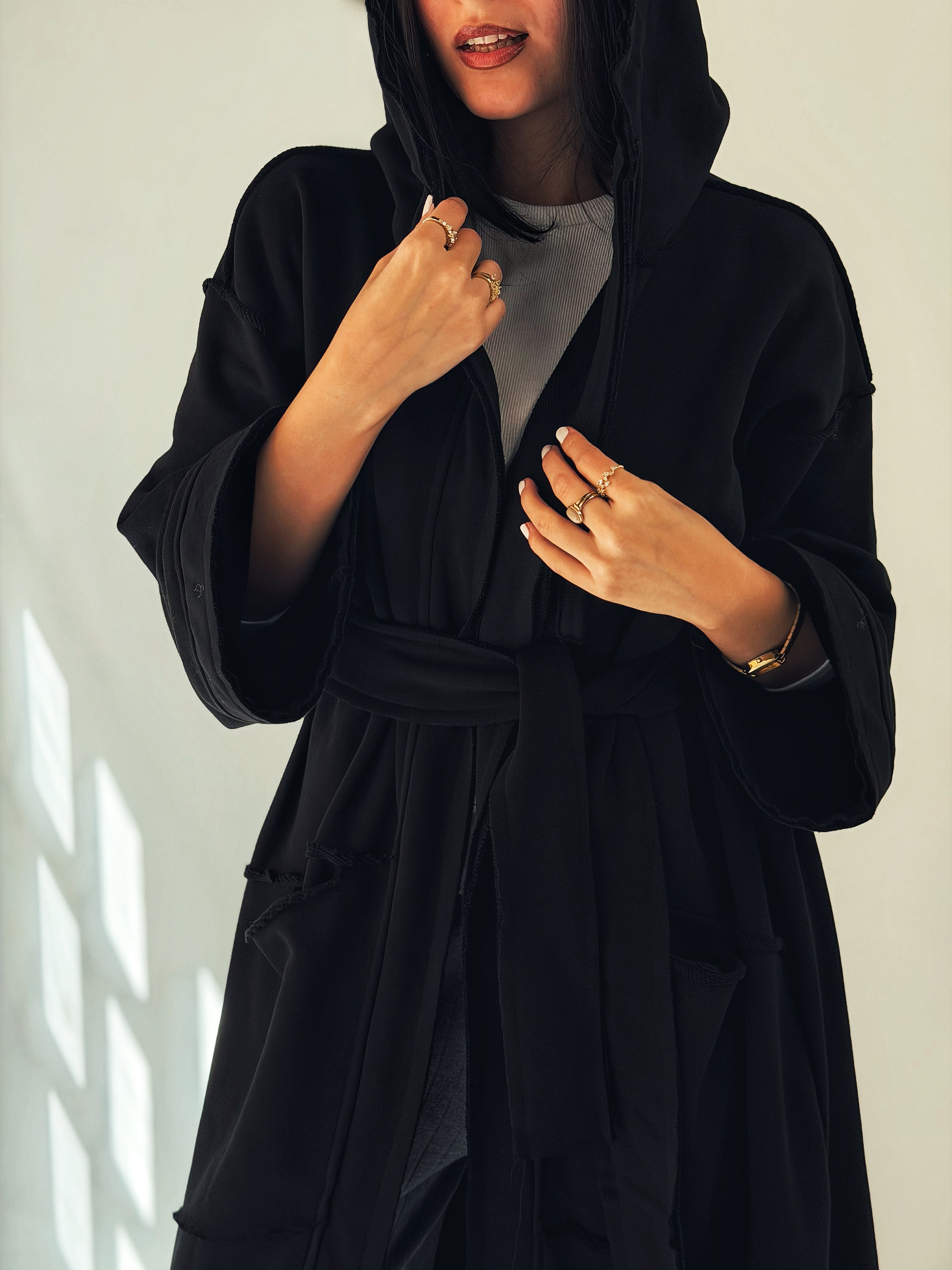 Winter Hug Coat Black - AB ESSENTIALS