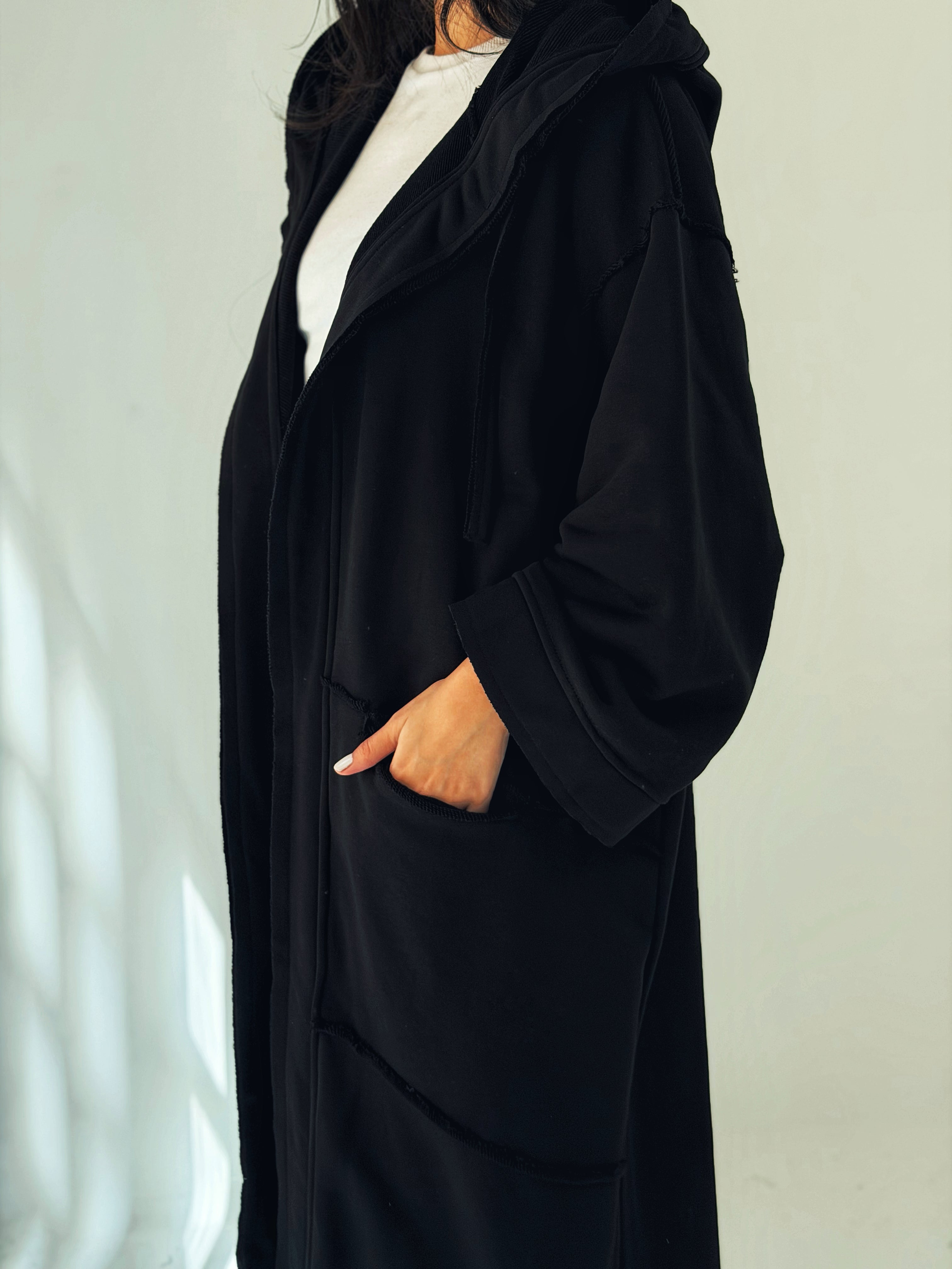 Winter Hug Coat Black - AB ESSENTIALS