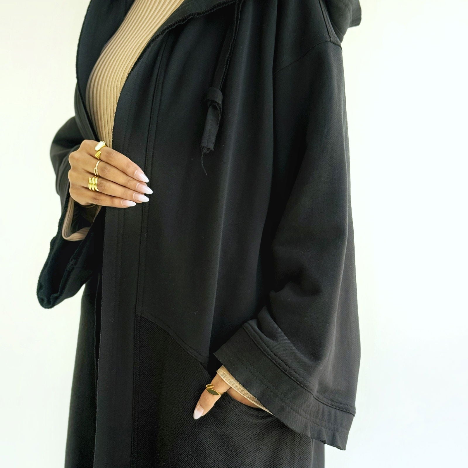 Winter Hug Coat Black - AB ESSENTIALS