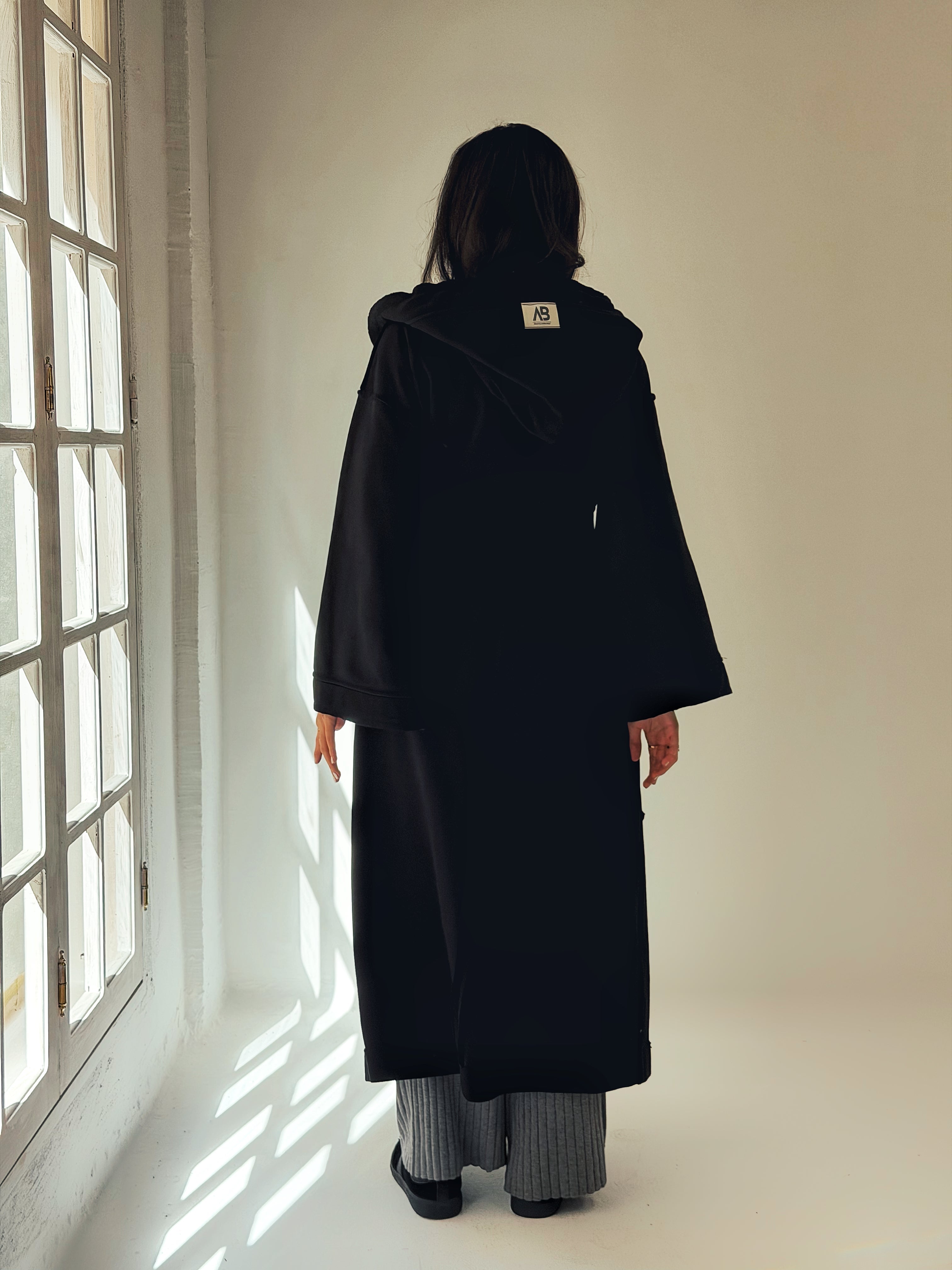Winter Hug Coat Black - AB ESSENTIALS