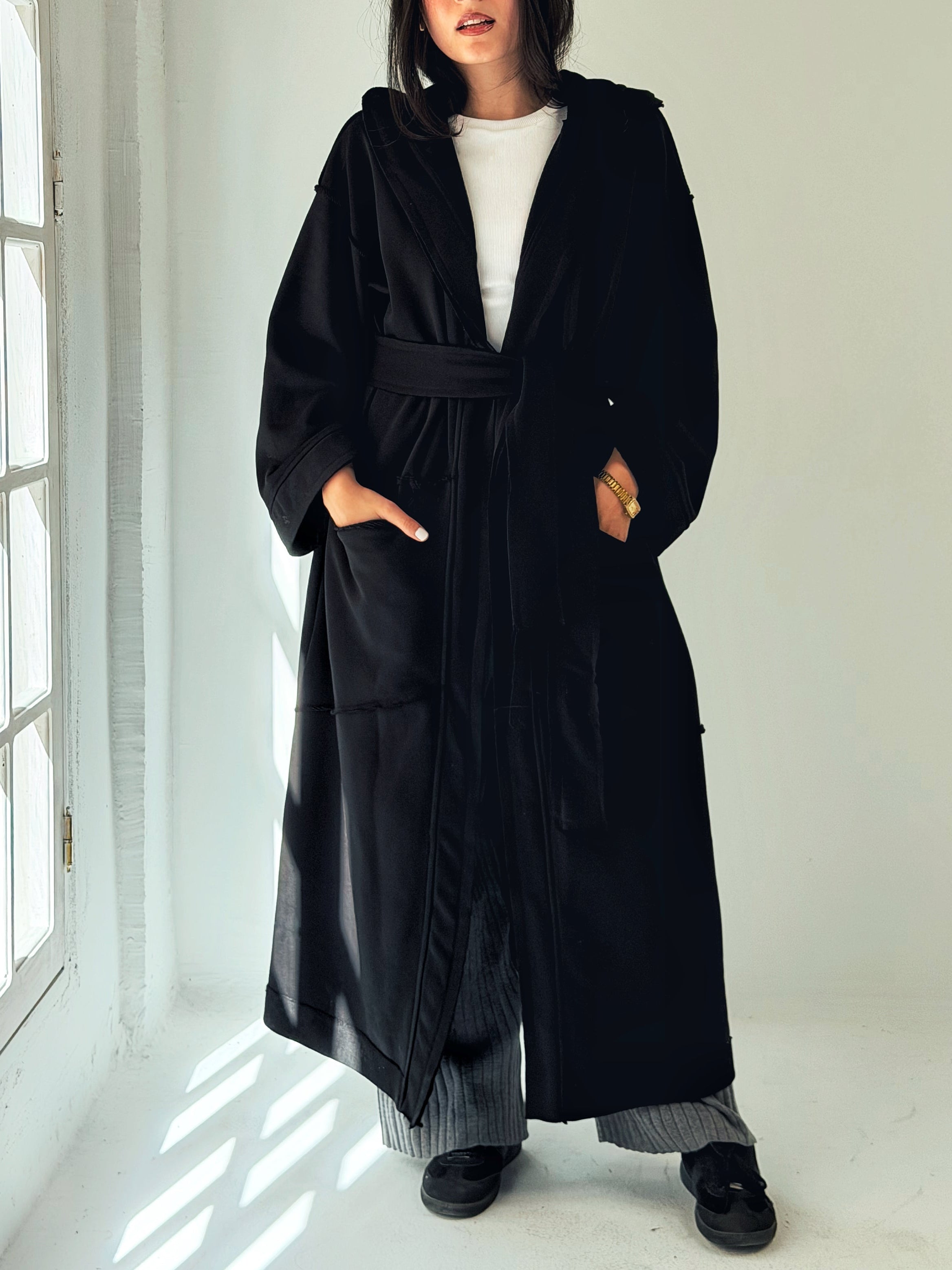 Winter Hug Coat Black - AB ESSENTIALS