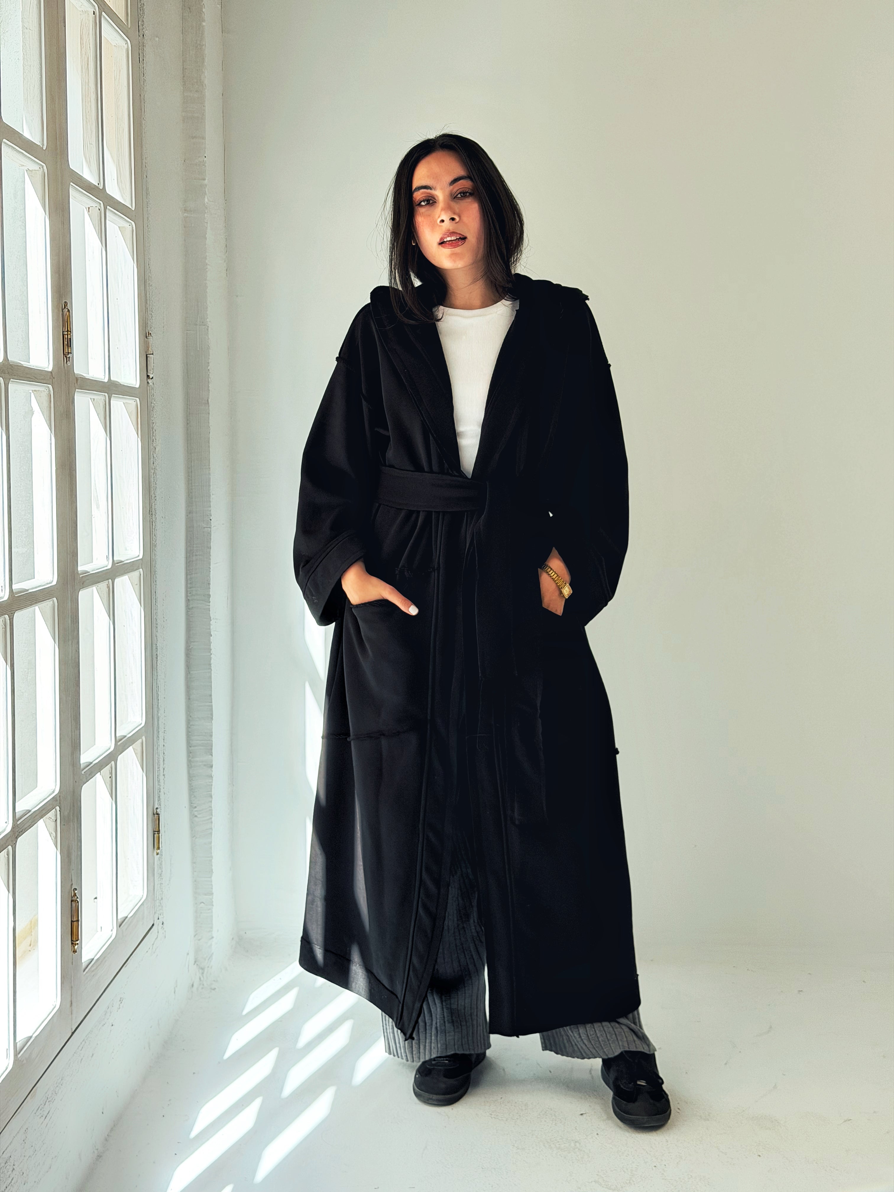 Winter Hug Coat Black - AB ESSENTIALS