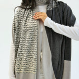 Words Wool Shawl - AB ESSENTIALS