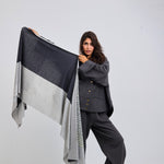 Words Wool Shawl - AB ESSENTIALS