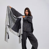 Words Wool Shawl - AB ESSENTIALS