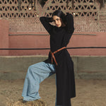 Wrap Tee Black - AB ESSENTIALS