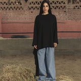 Wrap Tee Black - AB ESSENTIALS