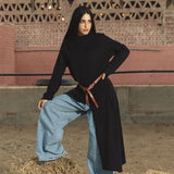 Wrap Tee Black - AB ESSENTIALS