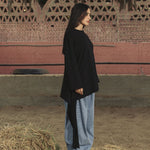 Wrap Tee Black - AB ESSENTIALS