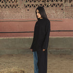 Wrap Tee Black - AB ESSENTIALS