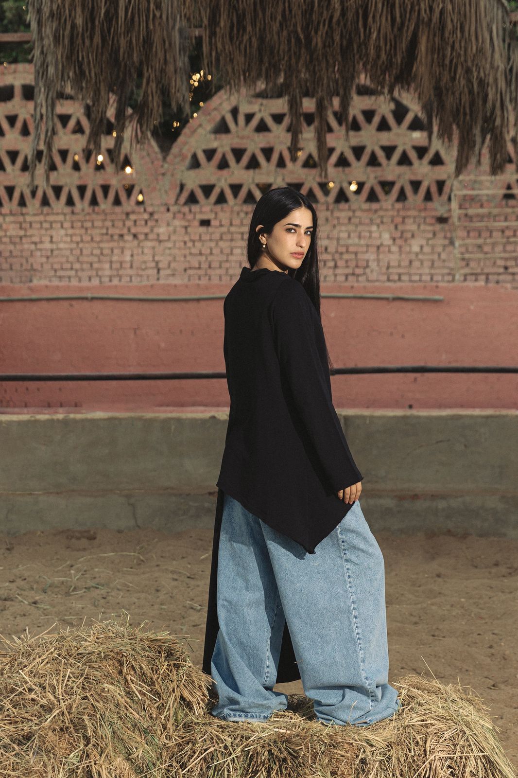 Wrap Tee Black - AB ESSENTIALS