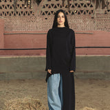 Wrap Tee Black - AB ESSENTIALS