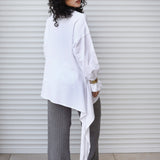 Wrap Tee White - AB ESSENTIALS