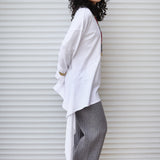 Wrap Tee White - AB ESSENTIALS