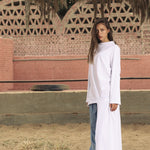 Wrap Tee White - AB ESSENTIALS