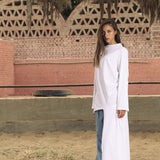 Wrap Tee White - AB ESSENTIALS