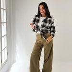 Wrap Up Shirt Brown - AB ESSENTIALS