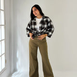 Wrap Up Shirt Brown - AB ESSENTIALS