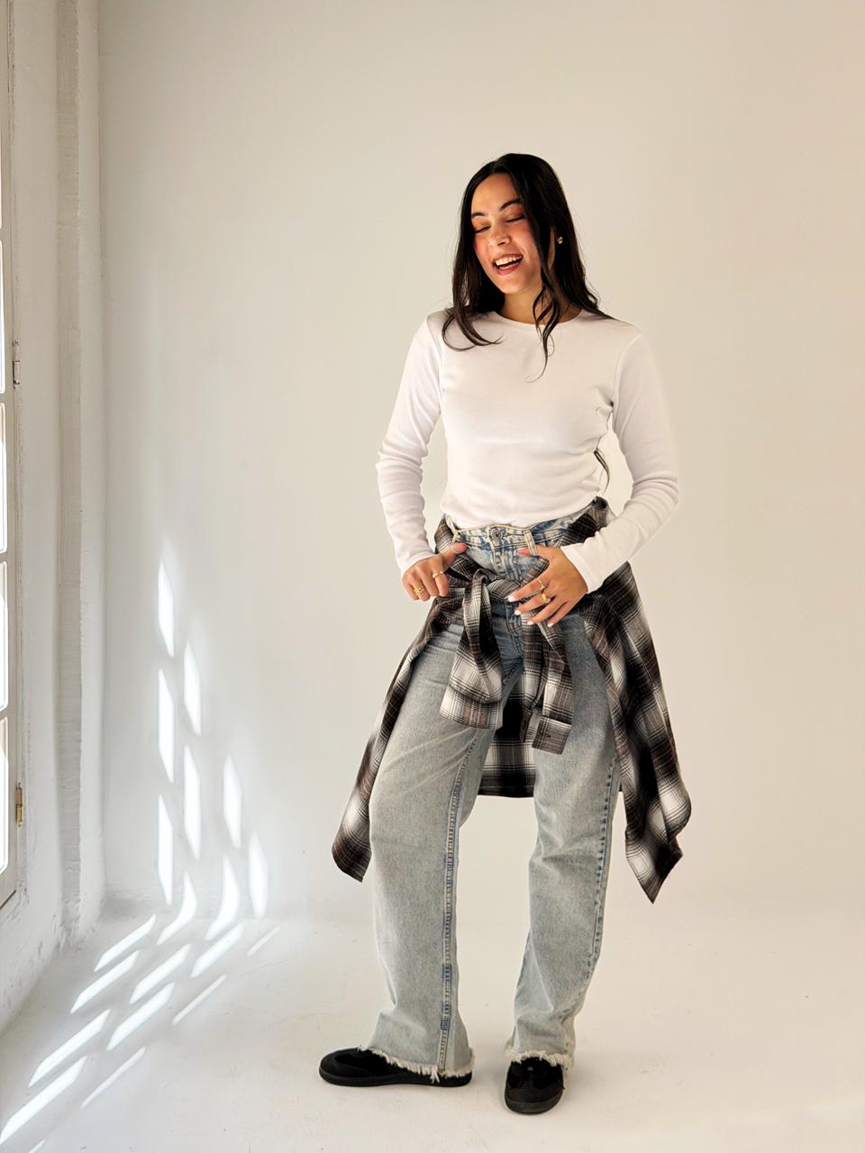 Wrap Up Shirt Brown - AB ESSENTIALS