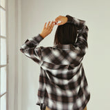 Wrap Up Shirt Brown - AB ESSENTIALS