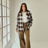 Wrap Up Shirt Brown - AB ESSENTIALS