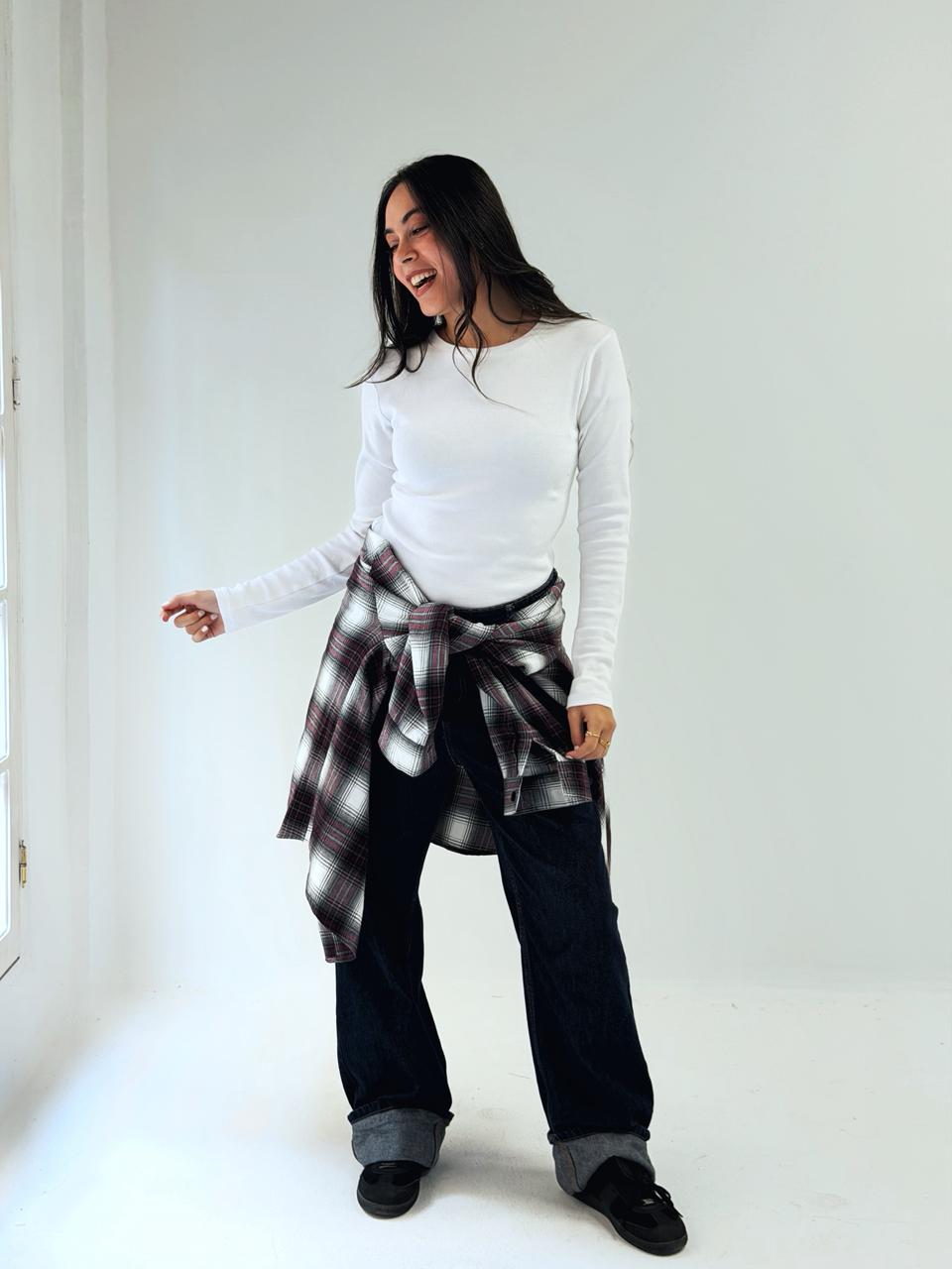 Wrap Up Shirt Burgundy - AB ESSENTIALS