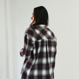 Wrap Up Shirt Burgundy - AB ESSENTIALS