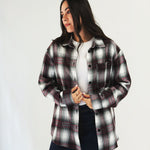 Wrap Up Shirt Burgundy - AB ESSENTIALS