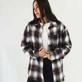 Wrap Up Shirt Burgundy - AB ESSENTIALS