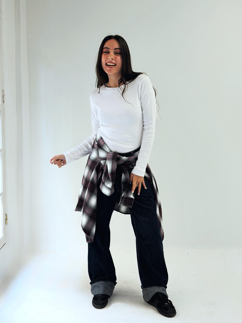 Wrap Up Shirt Burgundy - AB ESSENTIALS