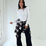 Wrap Up Shirt Burgundy - AB ESSENTIALS