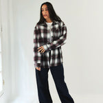 Wrap Up Shirt Burgundy - AB ESSENTIALS