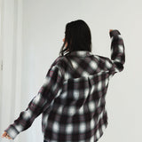 Wrap Up Shirt Burgundy - AB ESSENTIALS